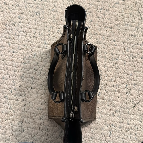 Coach Crosby Mini Carryall in Metallic Leather - Picture 4 of 6